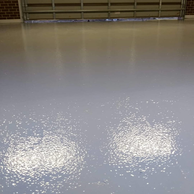 Proposed Man cave before concrete grinding and sealing